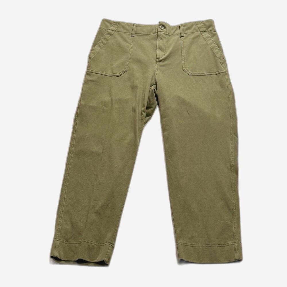 32 Degrees Cool Olive Green Cropped Pants